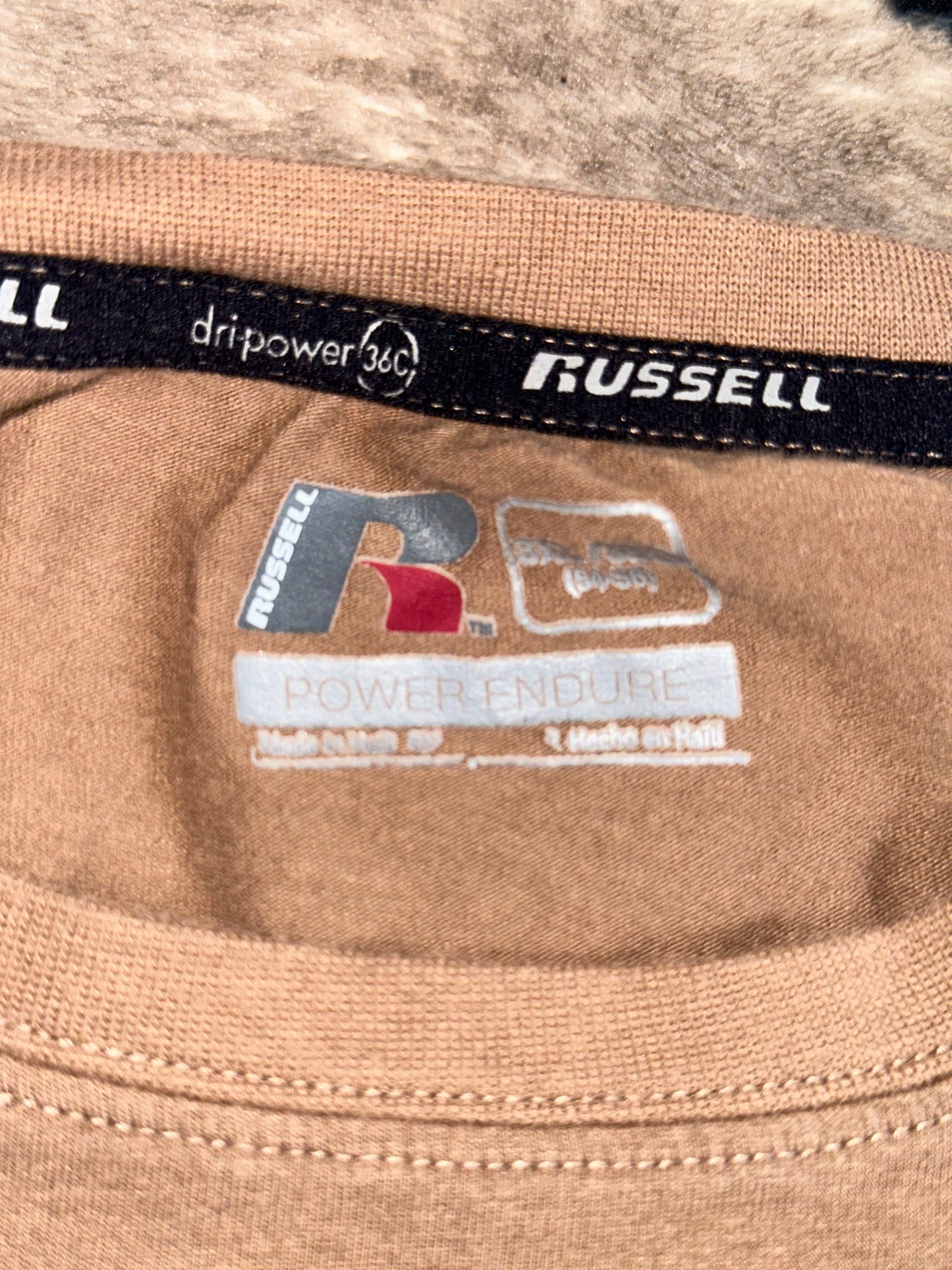 T-Shirt Brown Russell Athletic Vintage