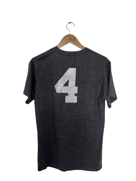 T-shirt Grey Baseball Majestic